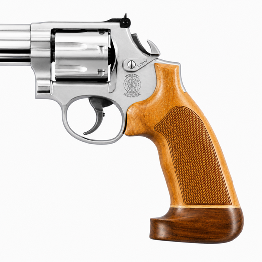 Hogue Goncalo Alves Conversion Grip – No Finger Groove Big Butt Checkered