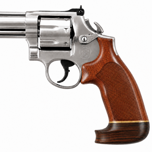 Hogue Pau Ferro Conversion Grip – No Finger Groove Big Butt Checkered