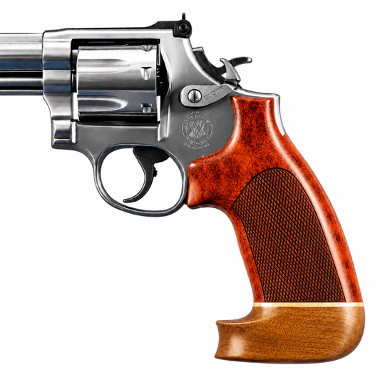 Hogue Cocobolo Conversion Grip – No Finger Groove Big Butt Checkered