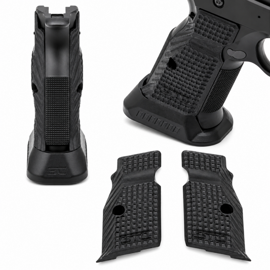 Boss Components CZ Shadow 2 Grips & Aluminium Magwell - Combo