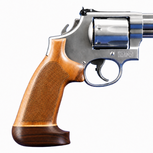 Hogue Goncalo Alves Conversion Grip – No Finger Groove Big Butt Checkered