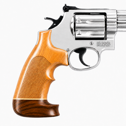 Hogue Goncalo Alves Conversion Grip – Top Finger Groove Big Butt Checkered