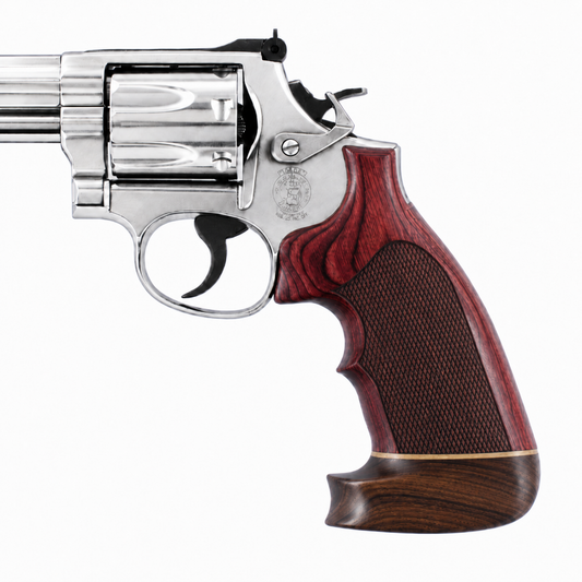 Hogue Rose Laminate Conversion Grip – Top Finger Groove Big Butt Checkered