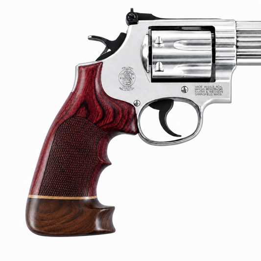 Hogue Rose Laminate Conversion Grip – Top Finger Groove Big Butt Checkered