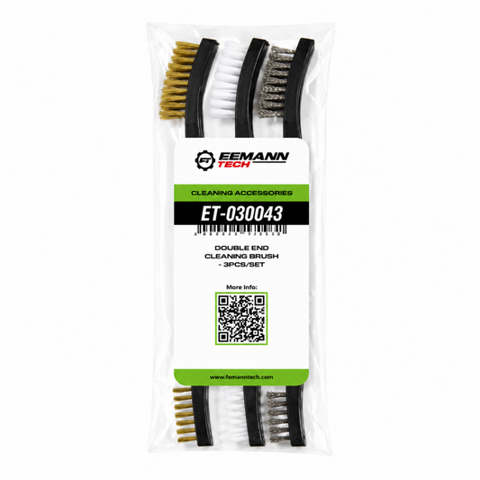 Eemann Tech 3 Piece Double End Cleaning Brush Set – ET-030043