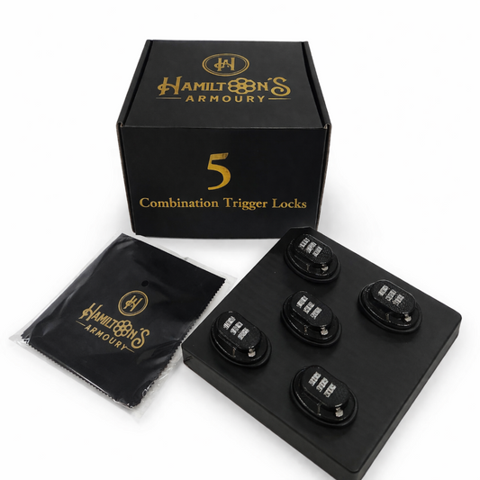 Hamilton’s Armoury Box of 5 Combination Trigger Locks