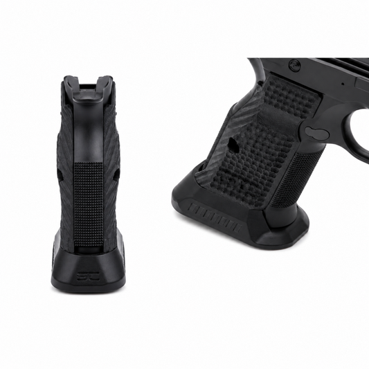 Boss Components CZ Shadow 2 G10 Palm Swell Short Grips Magwell Ready