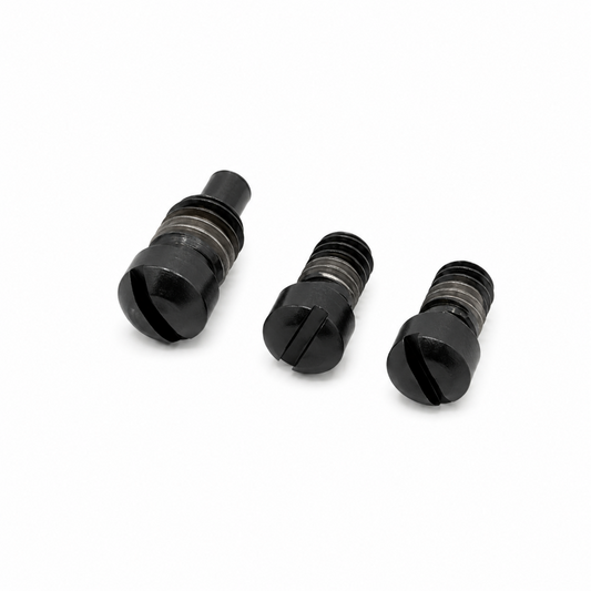 TK Custom S&W Revolver KLN Frame Stainless Side Plate Screw Set - Black