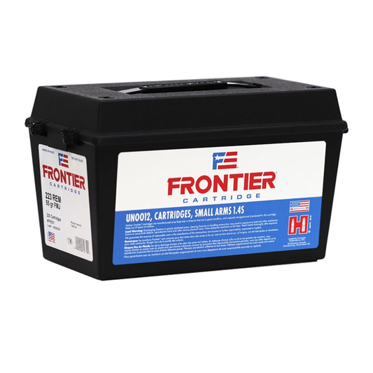 Frontier .223 Remington – 55gr FMJ (200 Round Ammo Can)